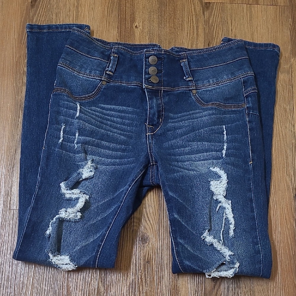 ASSTOR DENIM Distressed Blue Jeans used‎  exelente condition,